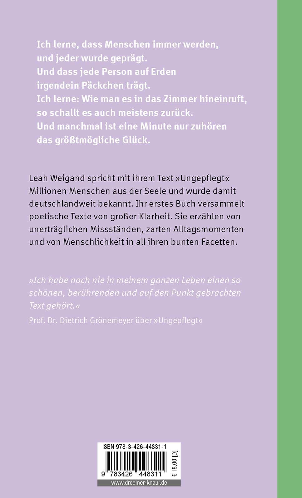 Ein wenig mehr Wir: Texte über Menschlichkeit