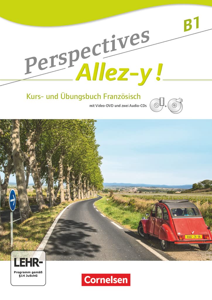 Perspectives - Allez-y ! - Allgemeine Ausgabe - B1: Kurs- und Übungsbuch mit Lösungsheft - Inkl. komplettem Hörmaterial (2 CDs) und Video-DVD