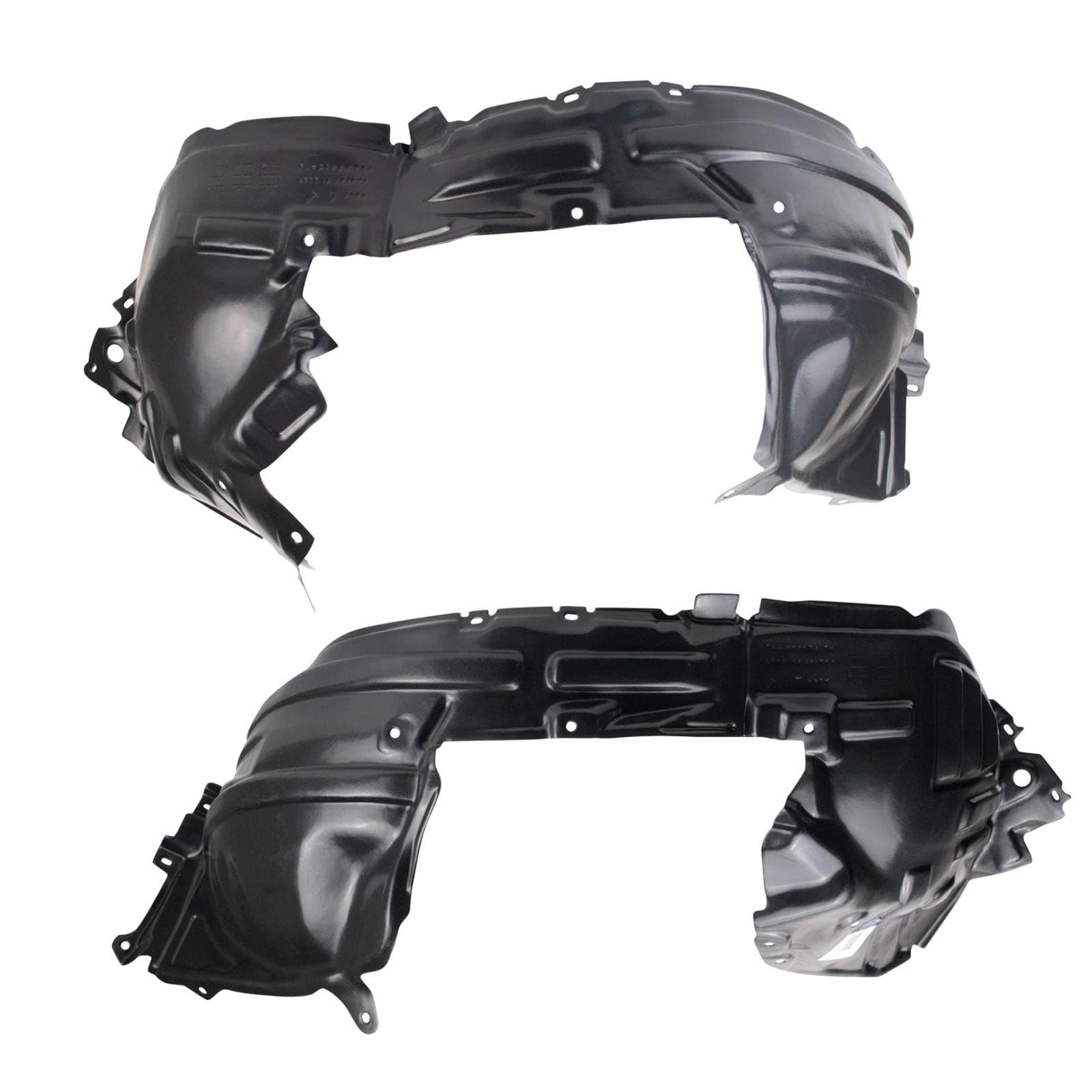 TRQ Front Driver and Passenger Side Inner Fender Liner Set