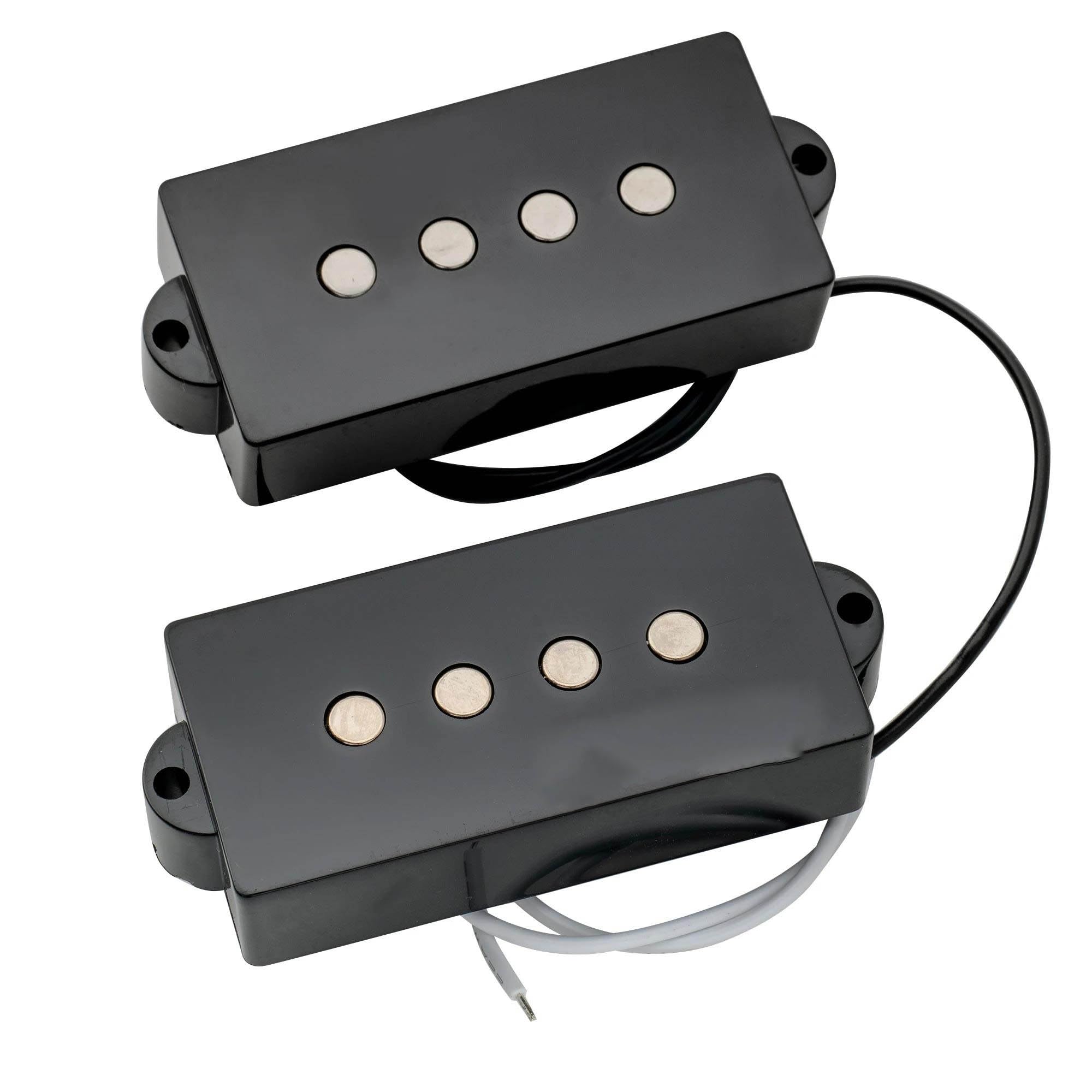 Pastilla De Guitarra Eléctrica Profesional Pastillas Humbuckers para bajo negro