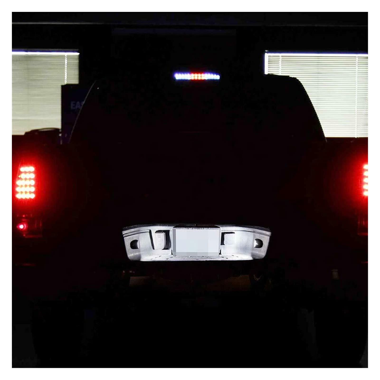 luce targa posteriore 18SMD OEM - Per Silverado GMC Sierra 1500 2500 3500 Camion Luce Della Targa 12V-24V