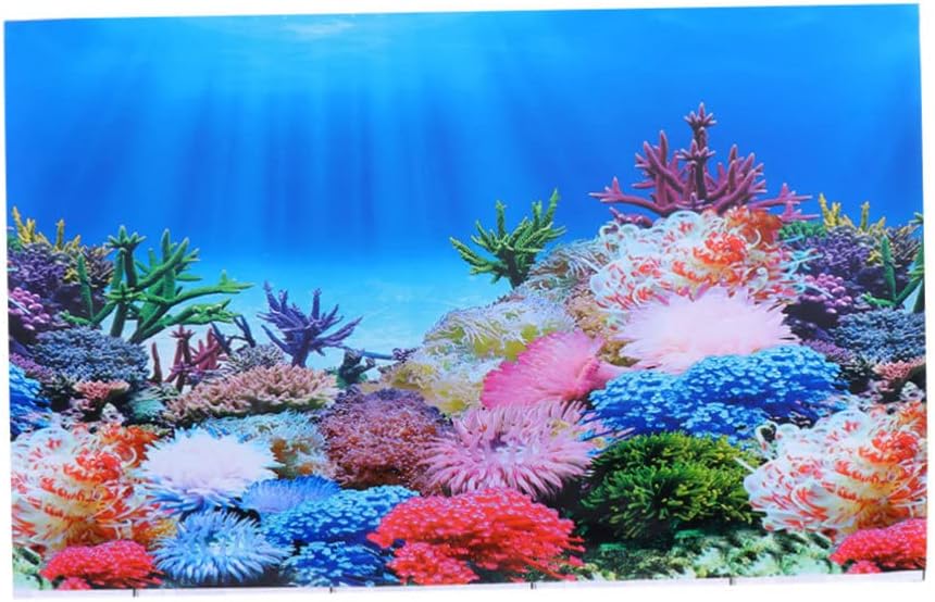 Hohopeti Aquarium Background Adhesive Aquarium Background
