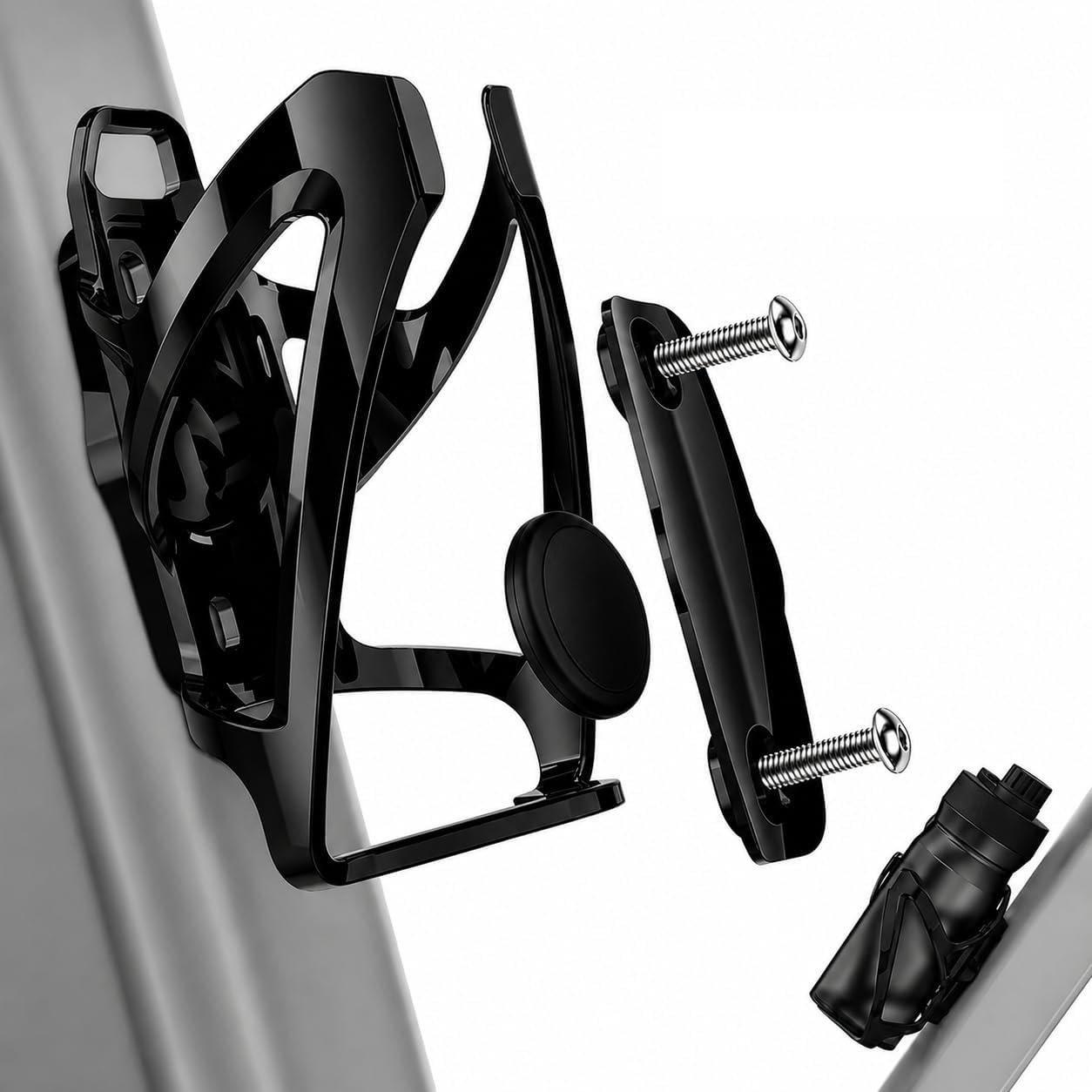 Hidden Bike Tracker Compatible with Apple Find My, Bicycle Tracker Under Bottle Cage, Anti-Theft Design, No Subscription, Easy Install, Secure Screw Mount-image-31