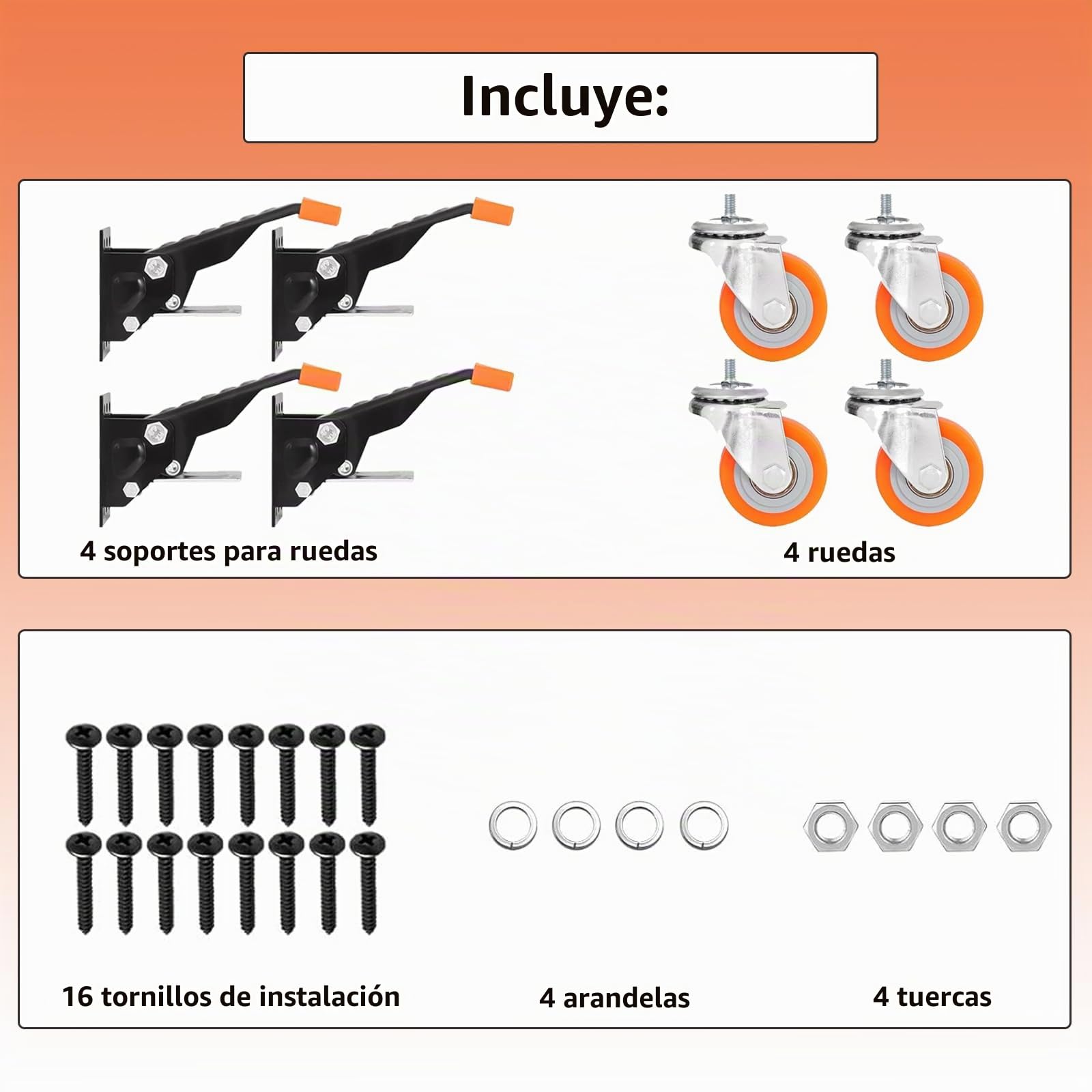 Ruedas para banco de trabajo 65 mm juego 4 ruedas giratorias elevación descenso 300 kg