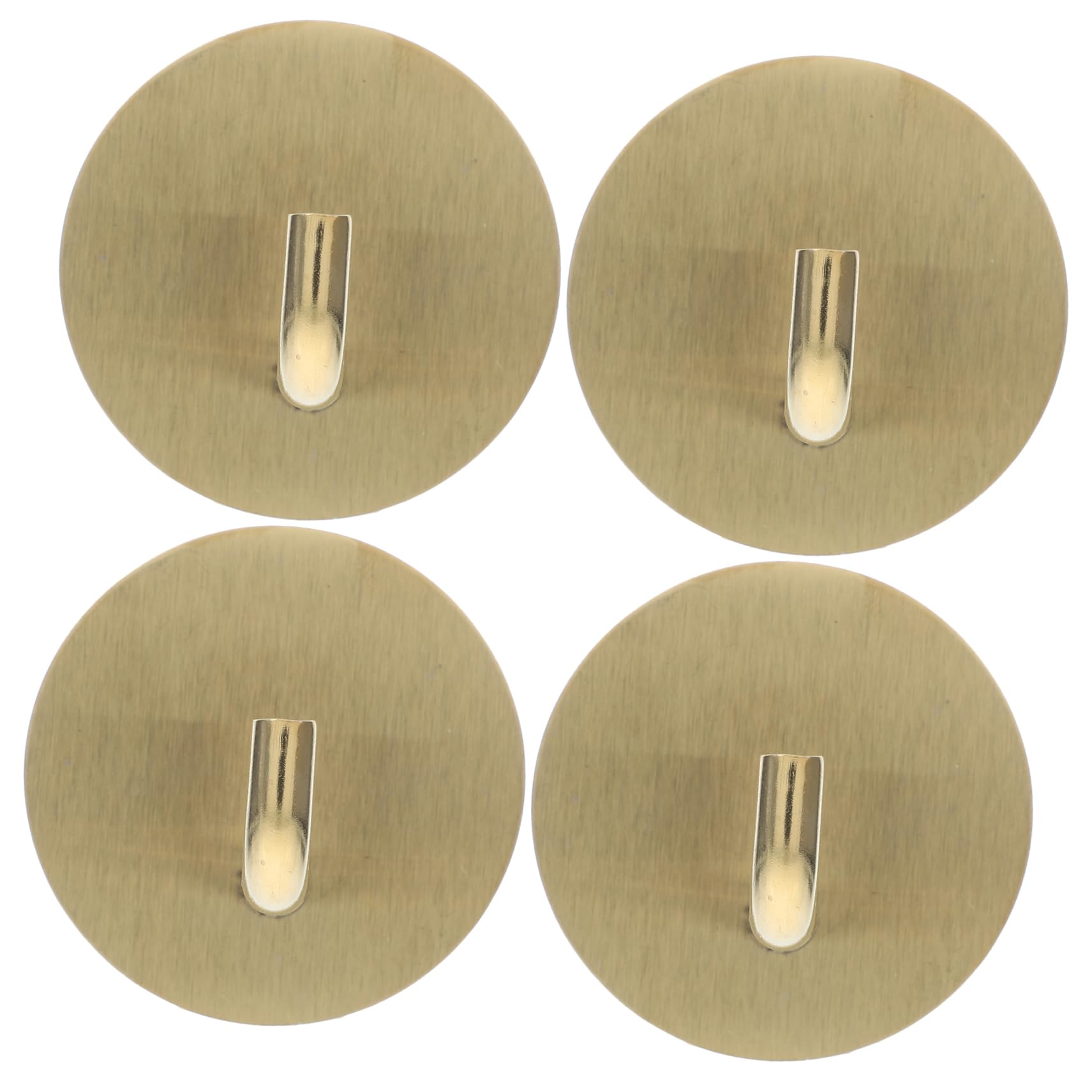 Tofficu Gancho Pegajoso Gancho Adhesivo Resistente Toalleros Para Baño Gancho Para Toallas De Baño Ganchos Para Albornoces Para Baños Acero Inoxidable Golden 4 Piezas X 4