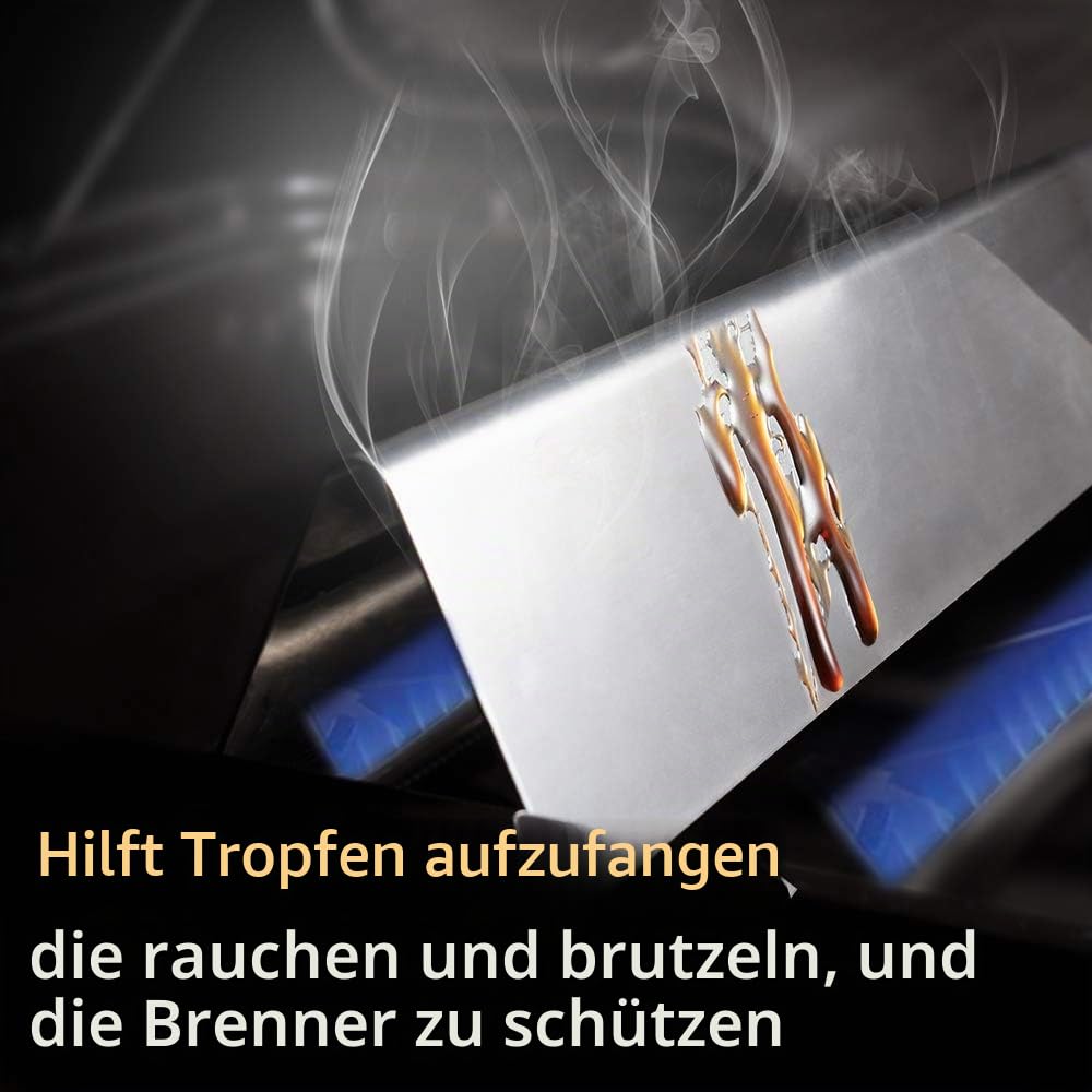 Edelstahl Flavorizer Bars Heizplatte für Weber Spirit 300 Serie Gasgrill (Vorderes Bedienfeld)-7636