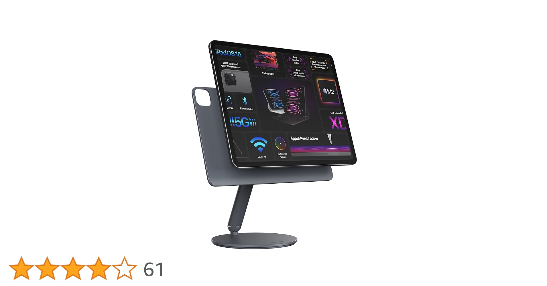 LULULOOK マグネット式iPadスタンド iPad Pro 12.9インチ Amazon.com: LULULOOK Magnetic iPad Stand for iPad Pro 12.9