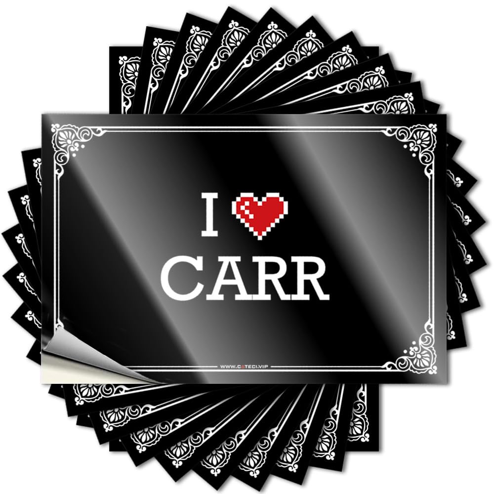 Aesthetic Saying Bottle | I Love Carr Spring Football Sticker Pack(12X18CM)