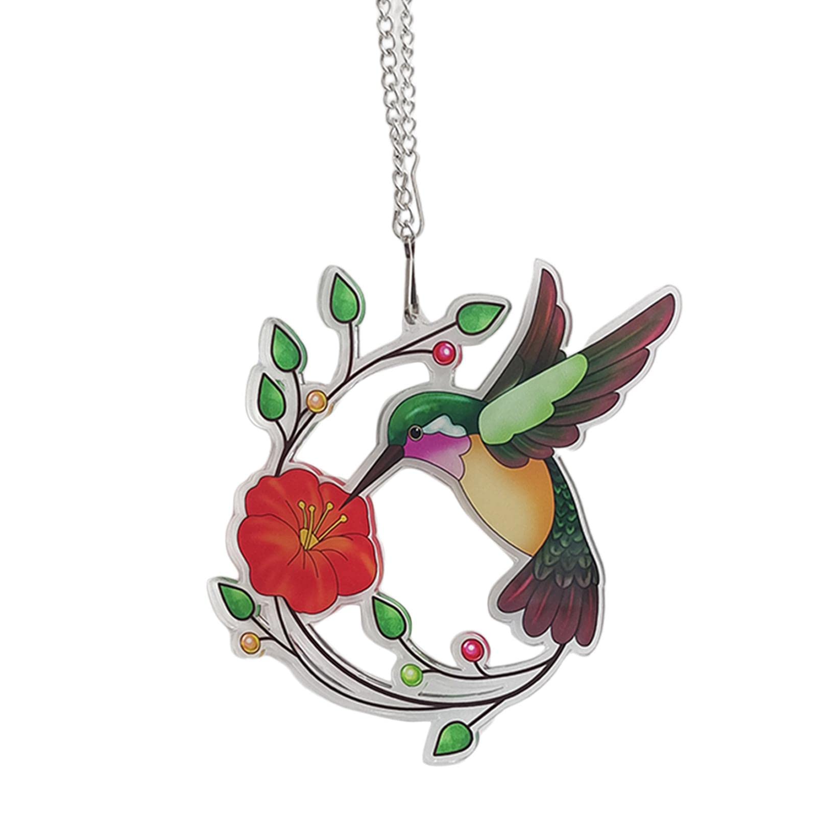 FASHIONMYDAY Hummingbird Window Hanging Fence Car Prism Office Tree Doors Ornaments |Home & Garden | Home Decor | Suncatchers & Mobiles-image-2