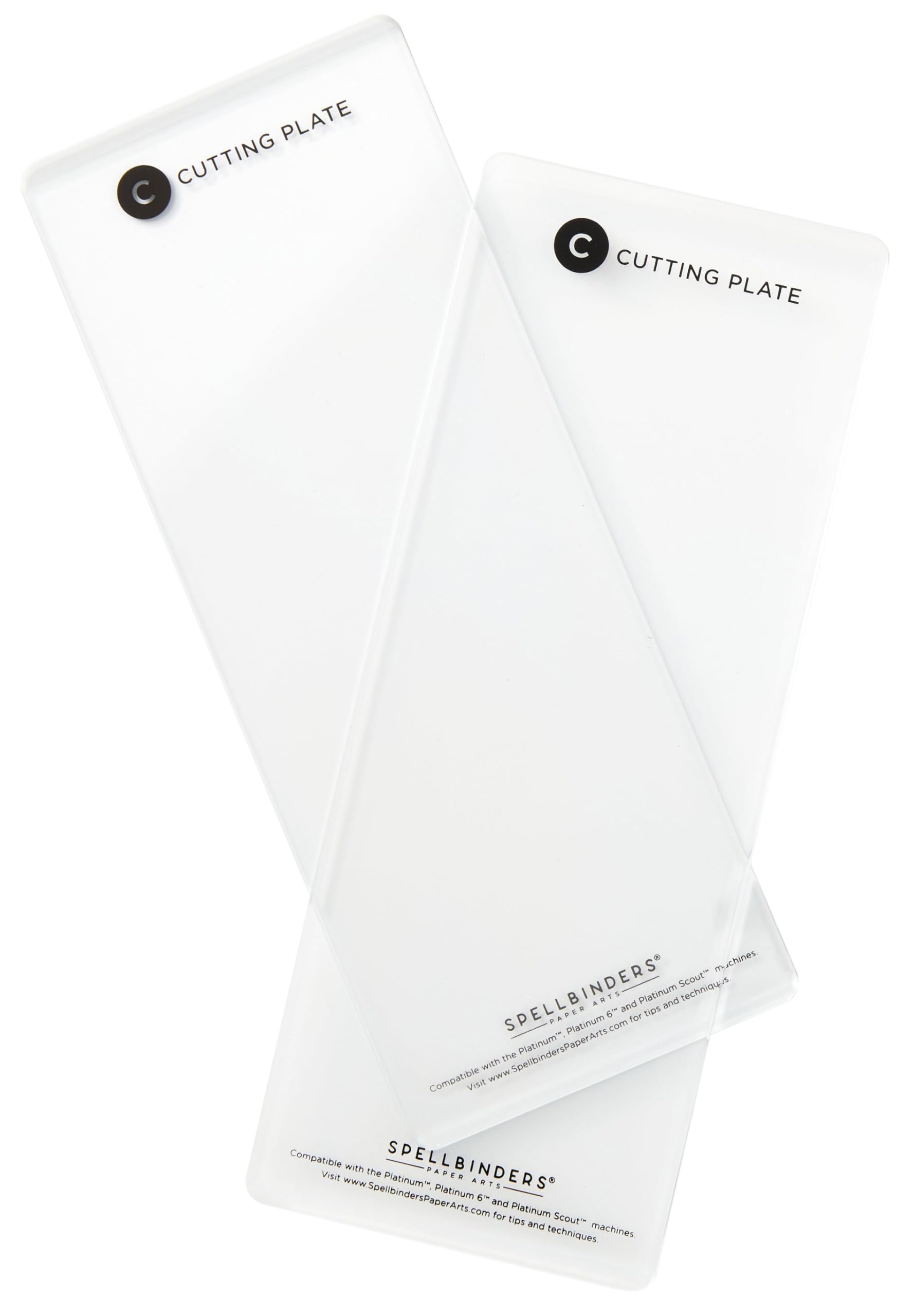 Spellbinders Scout Machine Compact Cutting Plates-Clear