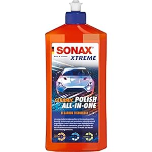 SONAX XTREME Ceramic Polish All-in-One (500 ml) beseitigt Verkratzungen auf vermatteten, verwitterten und ungepflegten…