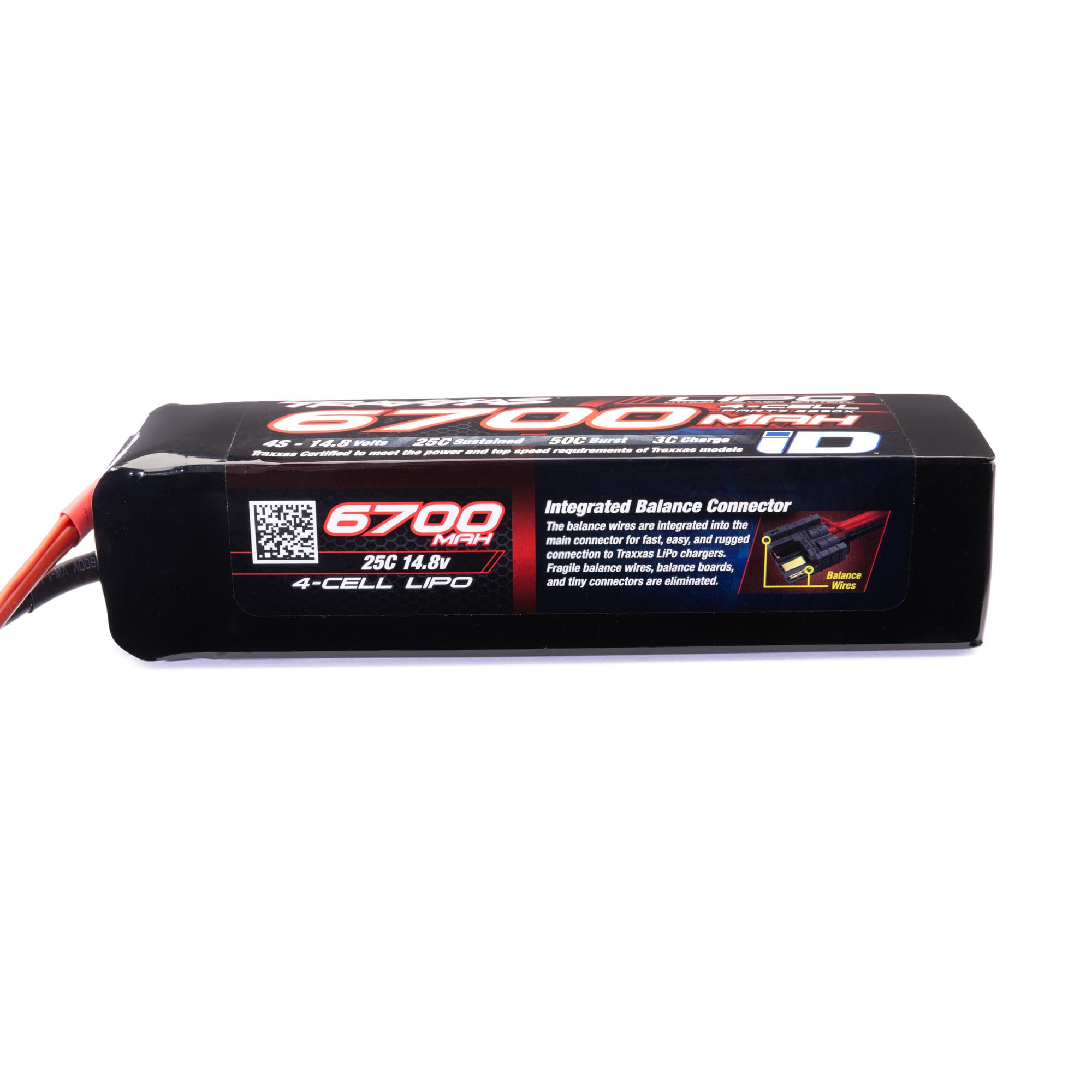 Traxxas LIPO 6700mAh 14,8V 4 ogniwa 25C z wtyczk? Traxxas iD