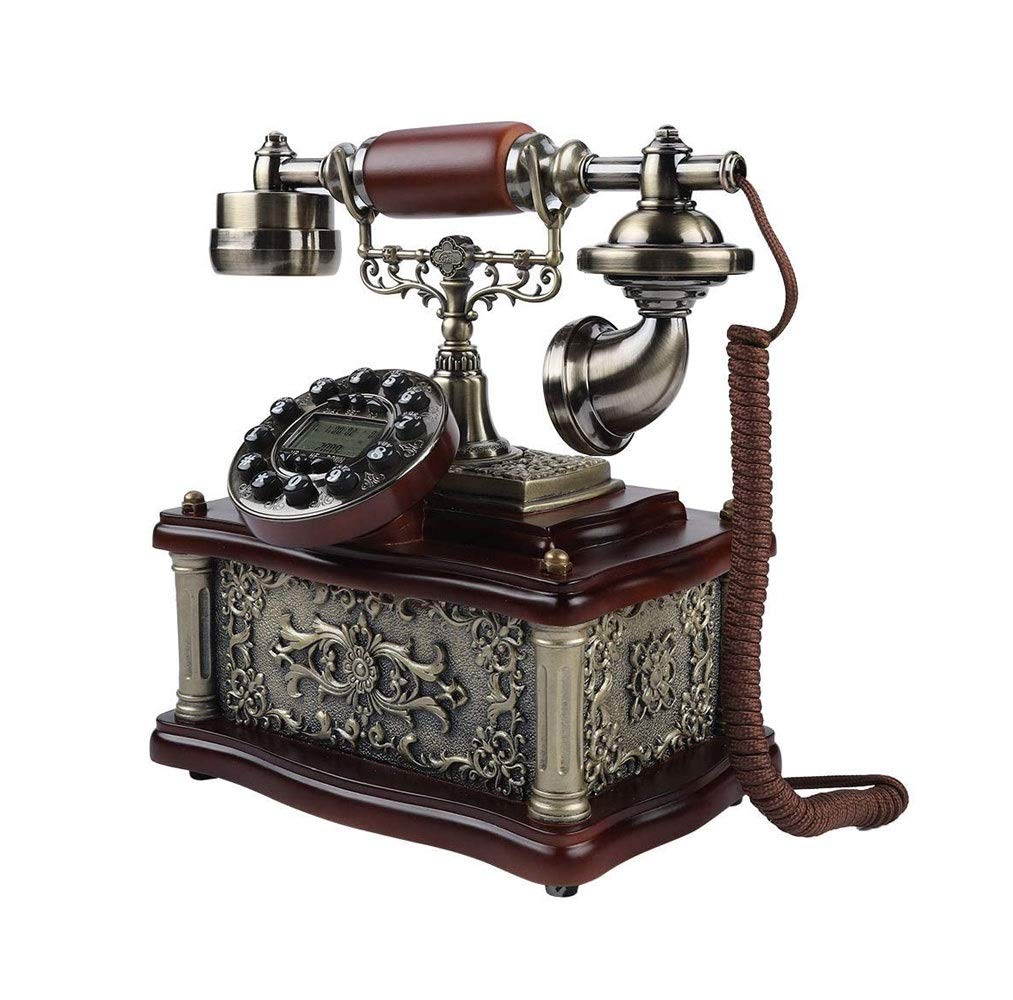 Antyczny telefon przewodowy dom biuro hotel telefon vintage klasyczne dekoracyjne telefony stacjonarne do domu hotelu biura dekoracja
