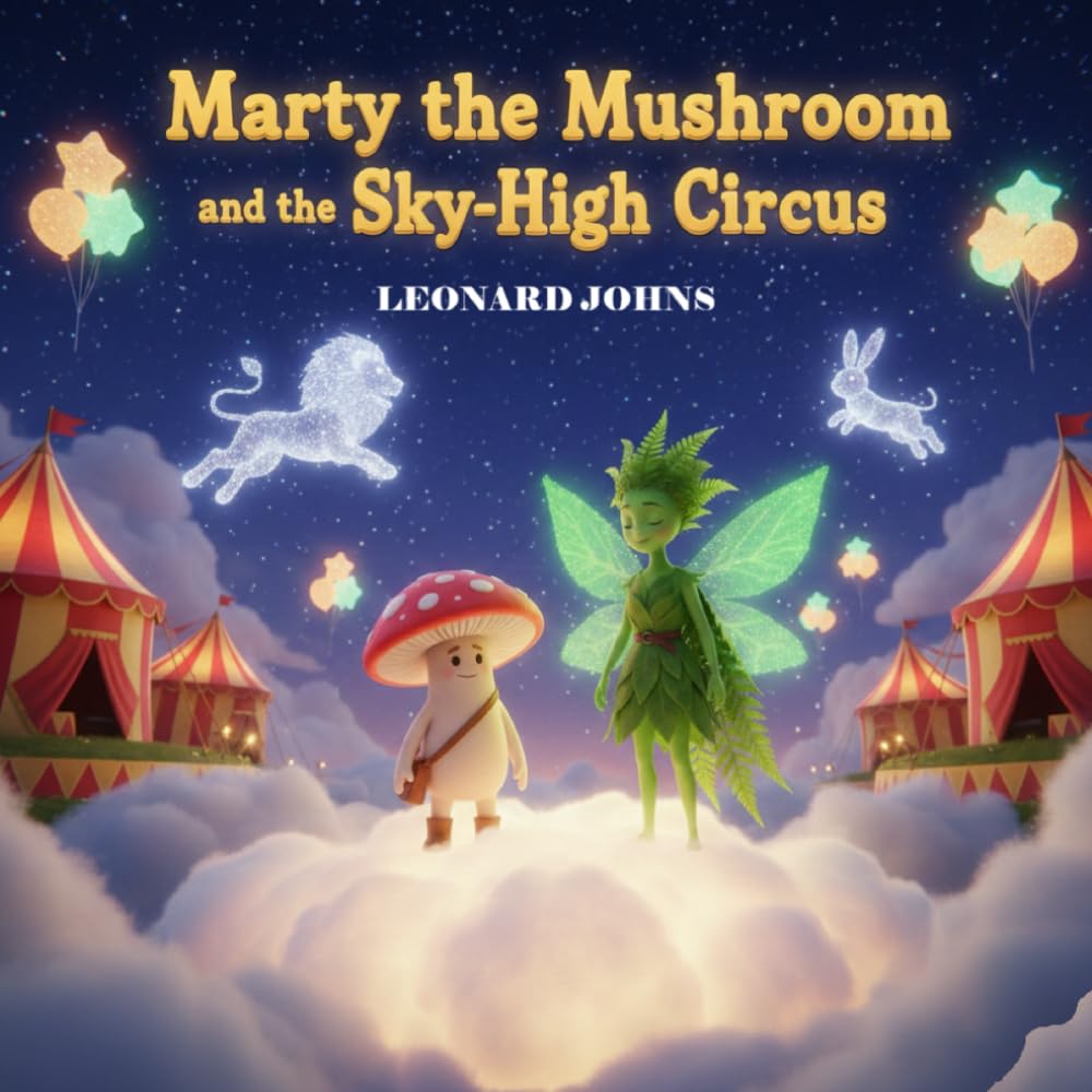 Marty the Mushroom and the Sky-High Circus: A Whimsical Adventure of Bravery, Friendship, and Flying High (Marty the Mushroom Series of Books)