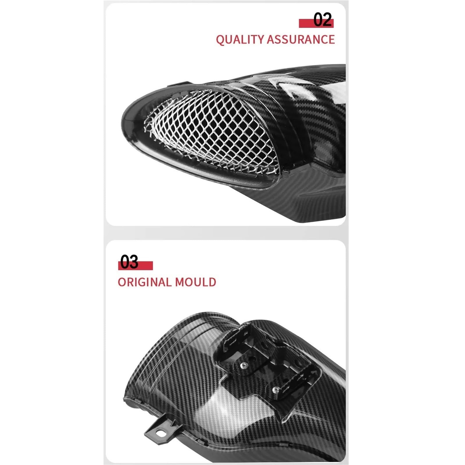 Carenatura for tubo di aspirazione aria for moto compatibile con GSXR600 GSXR 600 750 2001 2002 2003 GSXR1000 1000 K1 K2 2001 2002
