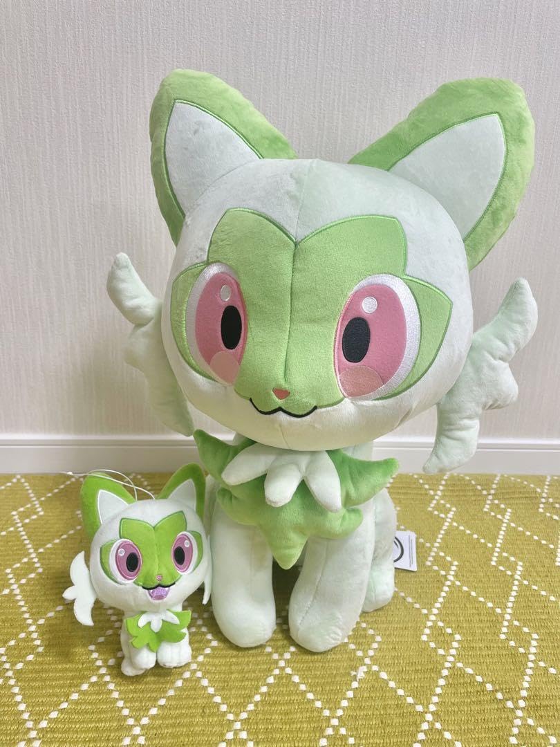 Amazon.co.jp: ニャオハ ぬいぐるみセット : おもちゃ