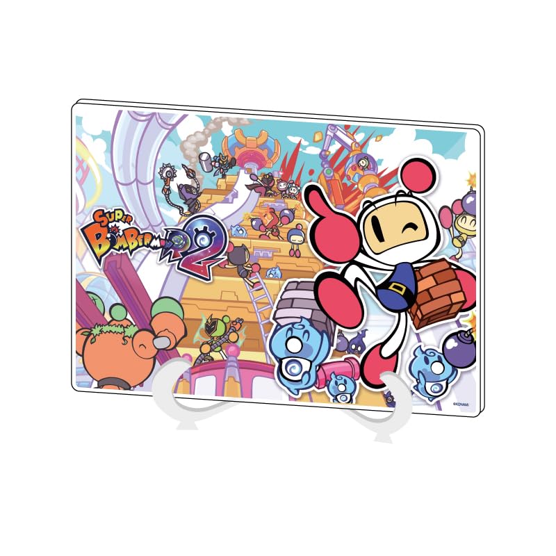 Amazon.co.jp: ボンバーマン 02 デザインB SBR[公式イラスト] アクリル