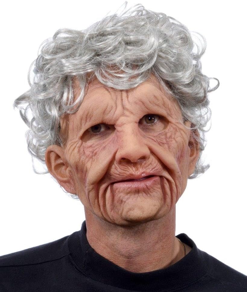 Zagone Studios Men's Supersoft Old Woman Mask