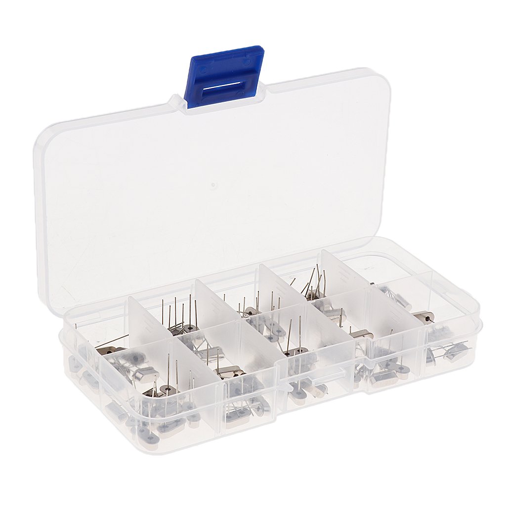5 lots de 100 résonateurs oscillateurs à quartz en aluminium