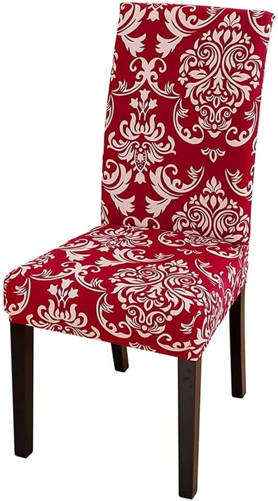 Tulya Dining Chair Covers Set of 4, Stretch Parsons Chair Slipcovers Super Fit Spandex Removable Washable Kitchen Chair Protector Cover Removable Seat Protector for Home or Party
