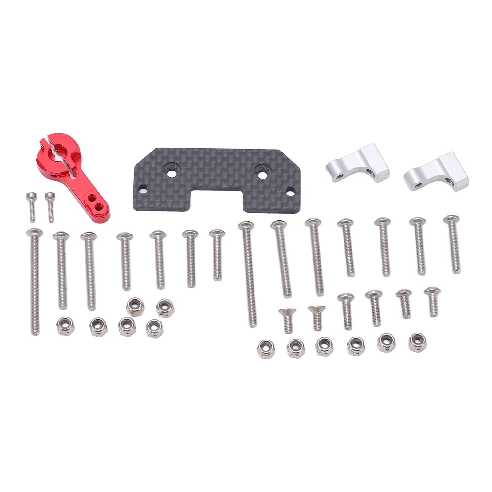 części do modernizacji samochodu RC ze stopu aluminium RC przednia oś tylna ramię napędowe dla Axial SCX10 II 90046 90047 (Silver)