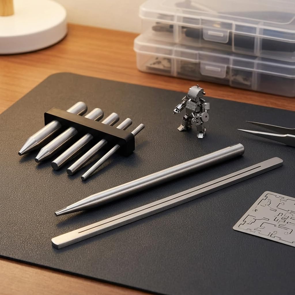 7pcs Metal Model Tool Set Stainless Steel Edge Bending Assistant image 5