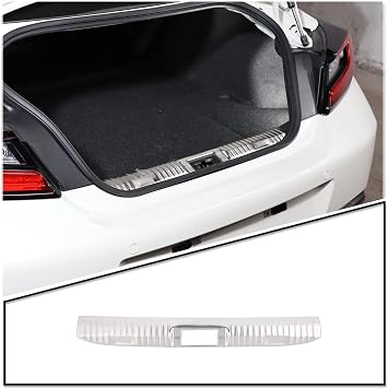 Rear Bumper Guard Fit for Subaru BRZ 2022&Toyota GT86 2022, Exterior Rear Bumper Protector, Anti-Scratch Trunk Door Sill Guard Bezel Protective Accessories, 1PCS