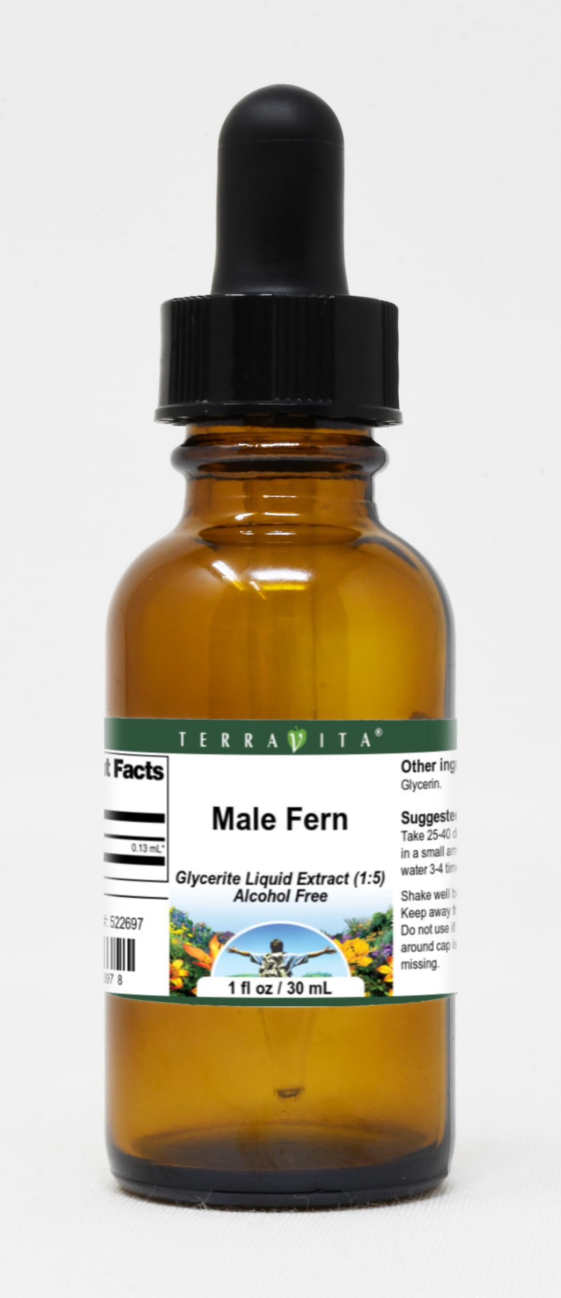 Male Fern Glycerite Liquid Extract (1:5) - No Flavor (1 oz, ZIN: 522697)