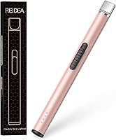 Vista 1 de REIDEA Lighter S4 Pro - Cerradura de seguridad eléctrica recargable por USB con indicador de batería LED, sin llama, resistente al viento, Paquete