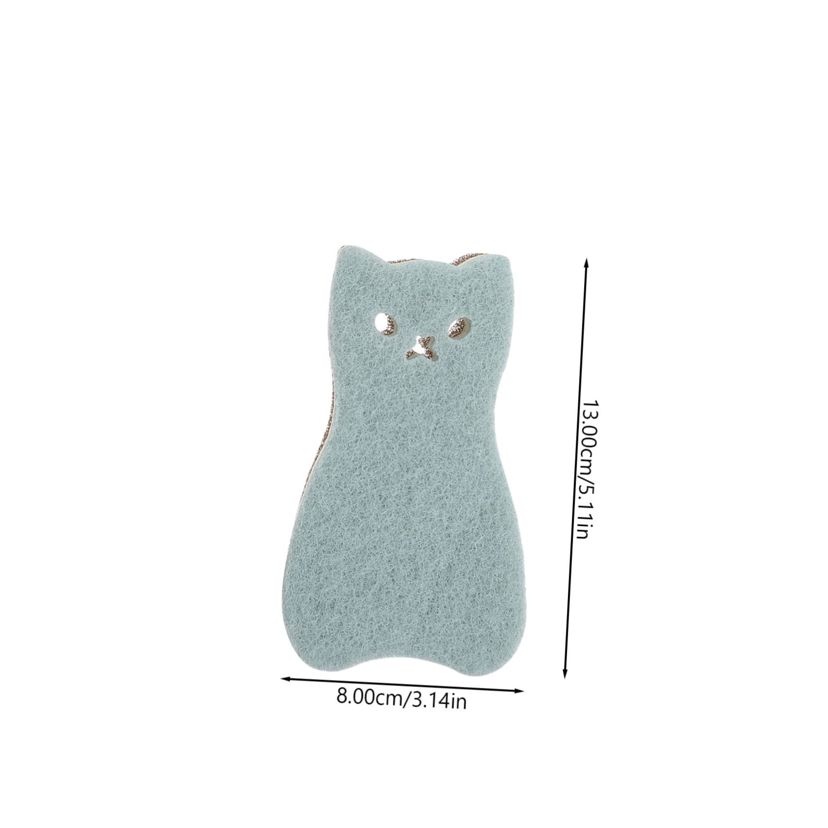 BESTYASH 8 Pack Kitchen Cleaning Sponges Non Stick Bowl Scrubbers Dish Cleaning Cloths Set