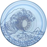 Vista 5 de PopSockets - Agarre para teléfono con soporte expandible, agarre adhesivo, océano translúcido