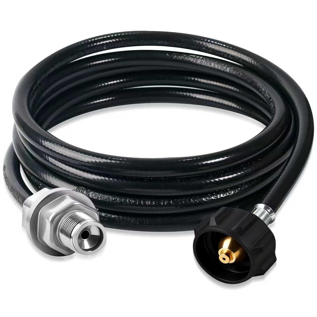 Propane Fuel Filter with 10FT Propane Hose Compatible with Etc Portable Heaters, CSA Certified,QCC1/Type1 Adapter Connect 20-45 lb Propane Tanks