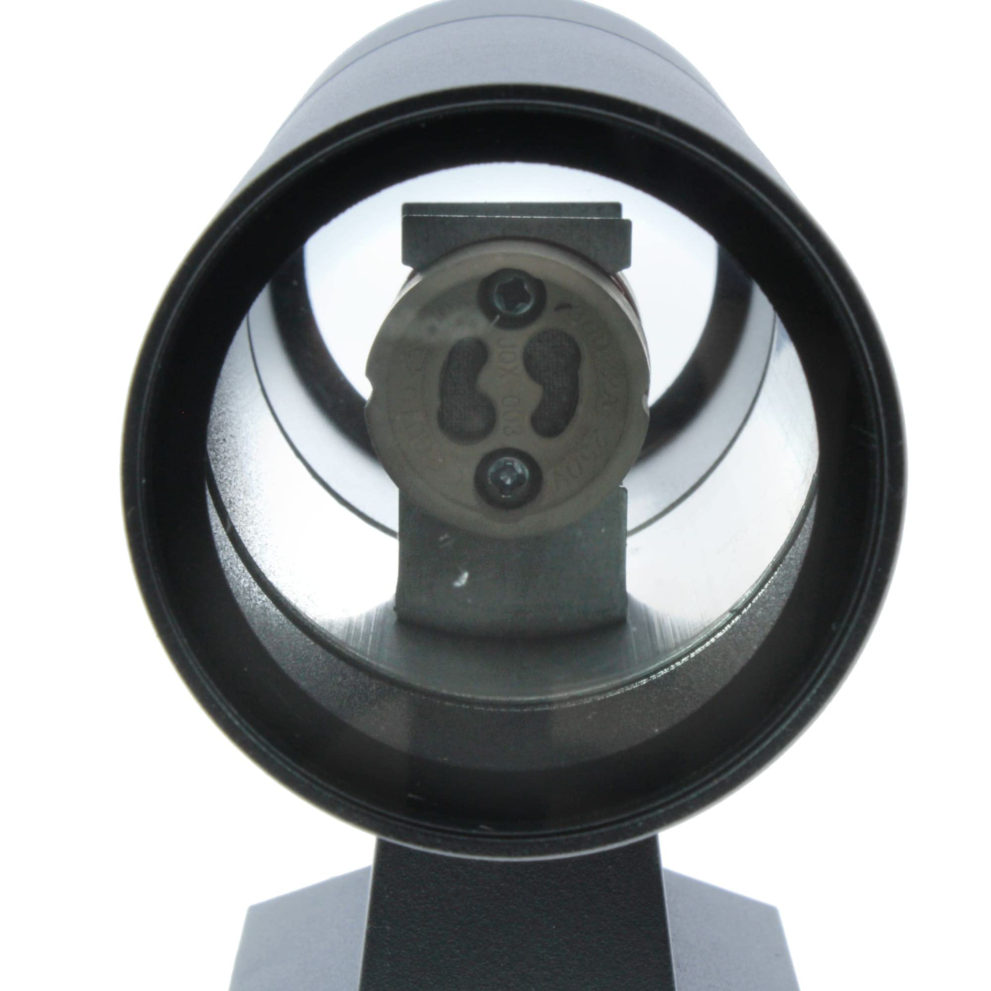 wonderlamp Pack 2 Aplique de pared 2 Luces GU10 exterior Chill, 65W, Impermeable IP44, Lámpara Exterior Moderno, Cilíndrico, Negro
