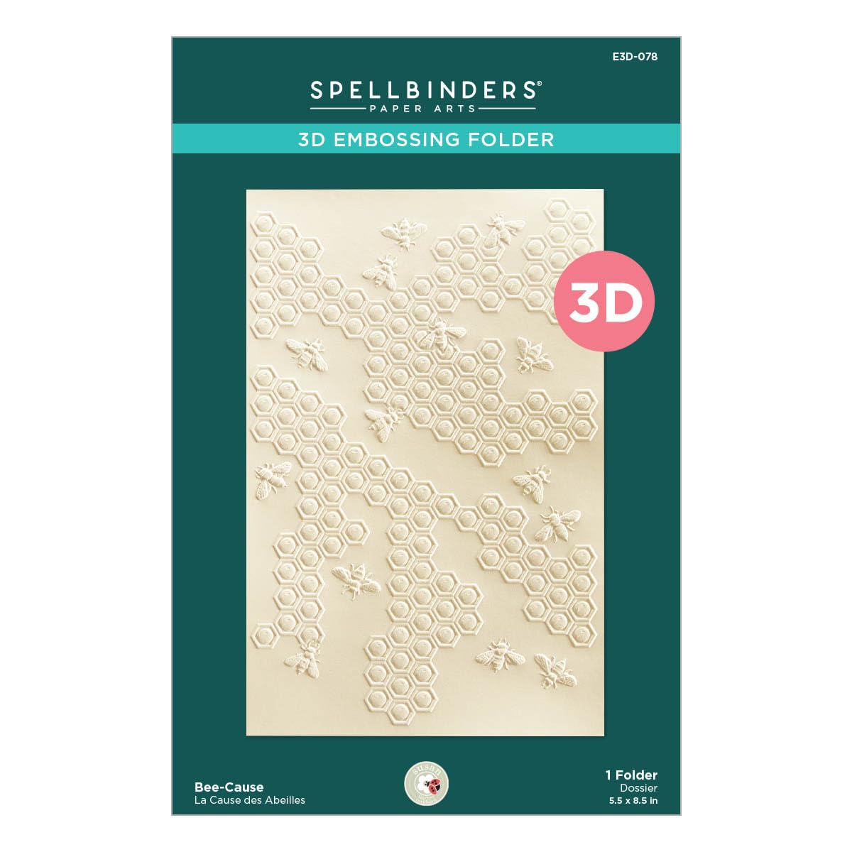Spellbinders 3D Embossing Folder, One
