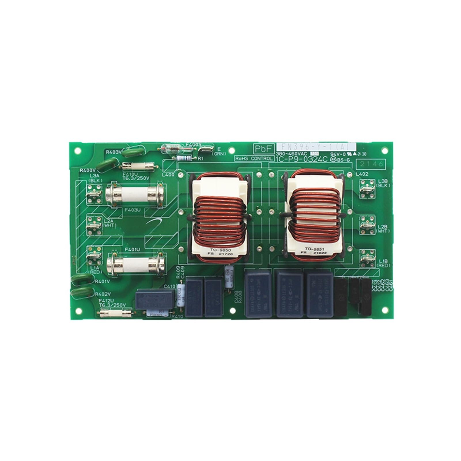 Coal2ToalPW Printed Circuit Assy Noise Filter FN396-Y-1 Part Number 2458953 4012544 ， Compatible For Daikin ， Vrv Outdoor UnitRXQ18TY1E RXYQ18TAY1