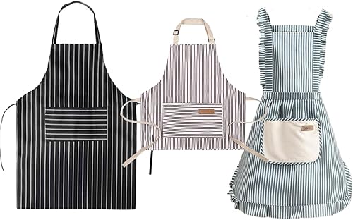 Delantal para padres e hijos, delantales para mujeres con bolsillos, delantales ajustables para niños y niñas, regalos de cocina para mujeres y