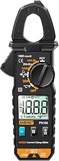 yeacher PN100 Smart Clamp Meter 1999 Contagens Auto-range multímetro digital Temperatura Tester Tela LCD AC DC Voltagem AC DC Corrente Tester NCV Medidor de Tensão de Indução Resistência Capacitância Diodo
