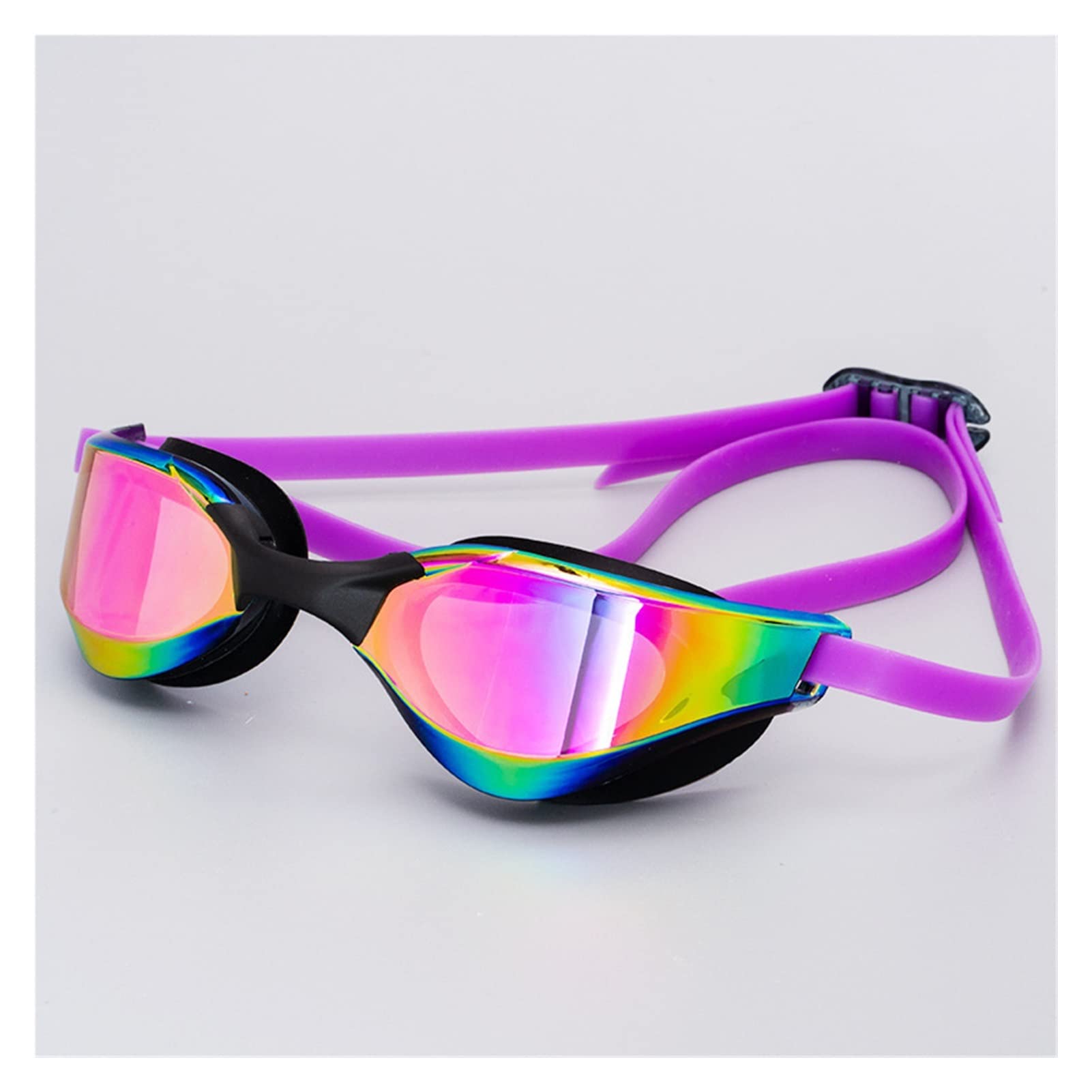 Photo 1 of YMGSCC Clear Anti-Fog Swim Glasses Adjustable Swimming Goggles Men Swim Eyewear(Black)