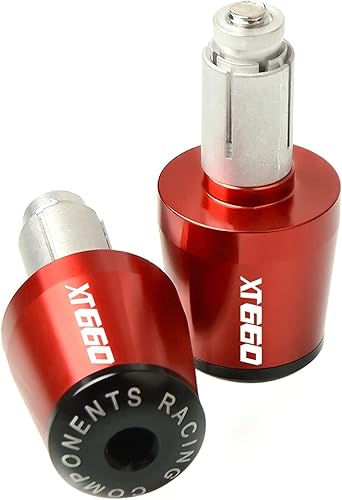 Tapas de aluminio para manillar de motocicleta, 78 pulgadas, 0.866 in, enchufe equilibrado para Yamaha XT660 XT660R XT660R XT660X 2004-2018 (color