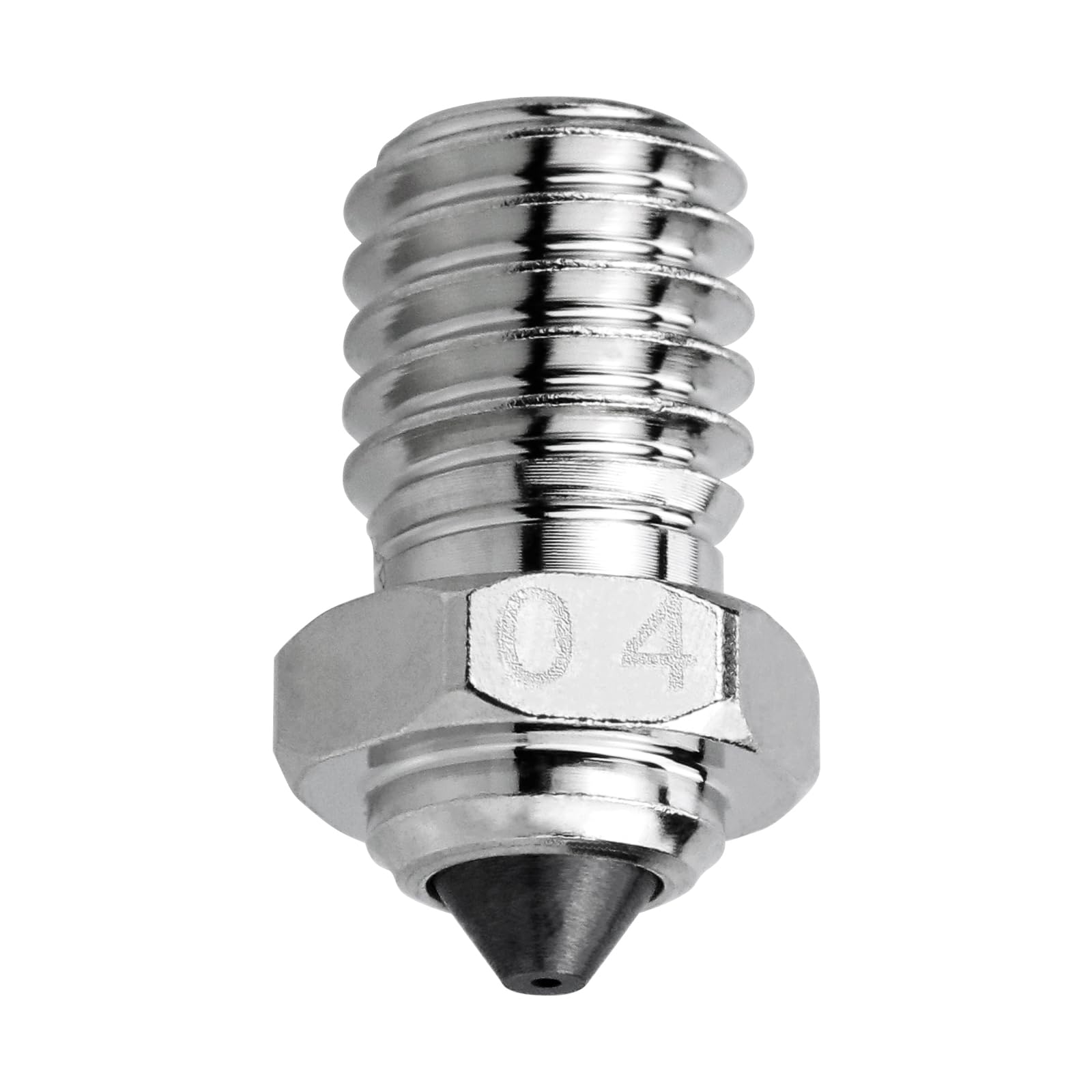 SeulQir - Boquilla de doble metal con punta de carburo de tungsteno E3D V6, boquillas de impresora 3D de 0,4 mm para impresora 3D Prusa i3 MK3S/Mini, Anycubic i3 Mega/Kobra/Kobra Neo y más (0,4 mm E3D