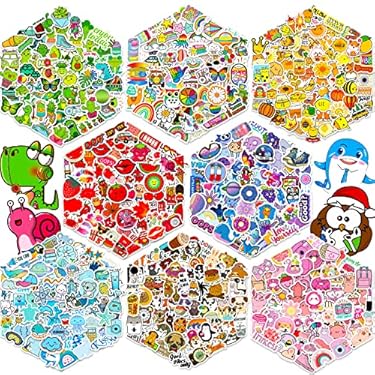 AMAZON - 620PCS Water Bottle Stickers for Kids,Cute Stickers for Teens, Vinyl Stickers for Teachers Students Classroom Adults,Waterproof Stickers for Water Bottles,Aesthetic Stickers for Laptop Skateboard Scrapbook Computer