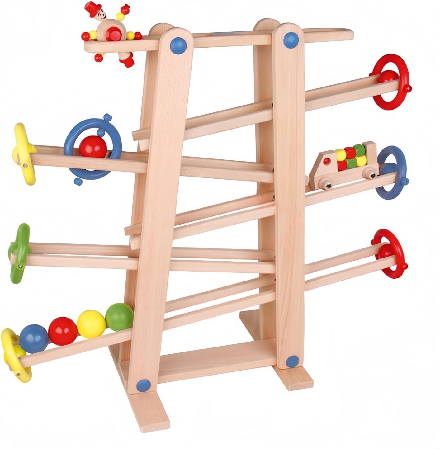 Vallow standard 積木 54ピース キュボロ風 ビー玉 知育 Vallow standard 積木 54ピース キュボロ風 ビー玉 知育