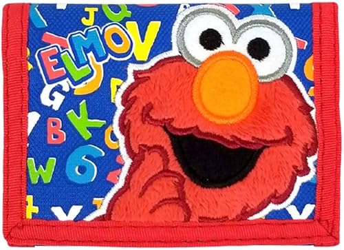 Sesame Street Cartera triple Elmo, Rojo Azul
