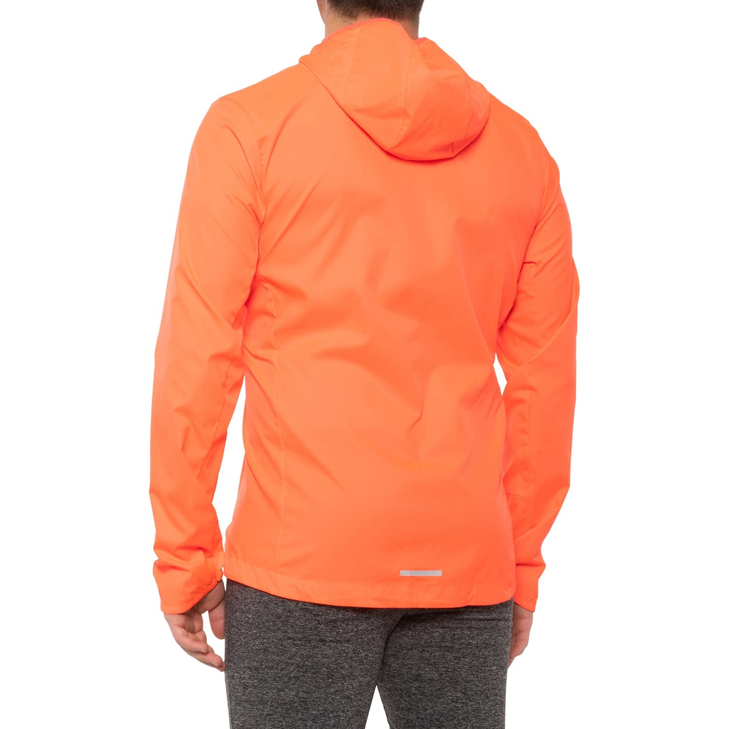 adidas Men's Own The Run Hooded Jacket, Solar Red, Medium