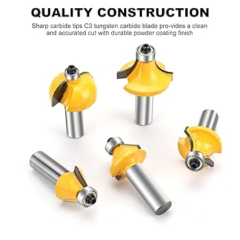 ウラシク　『Rabi』 Yueqing Zhongji Router Bit Set of 40 Pieces Router bits 1/2