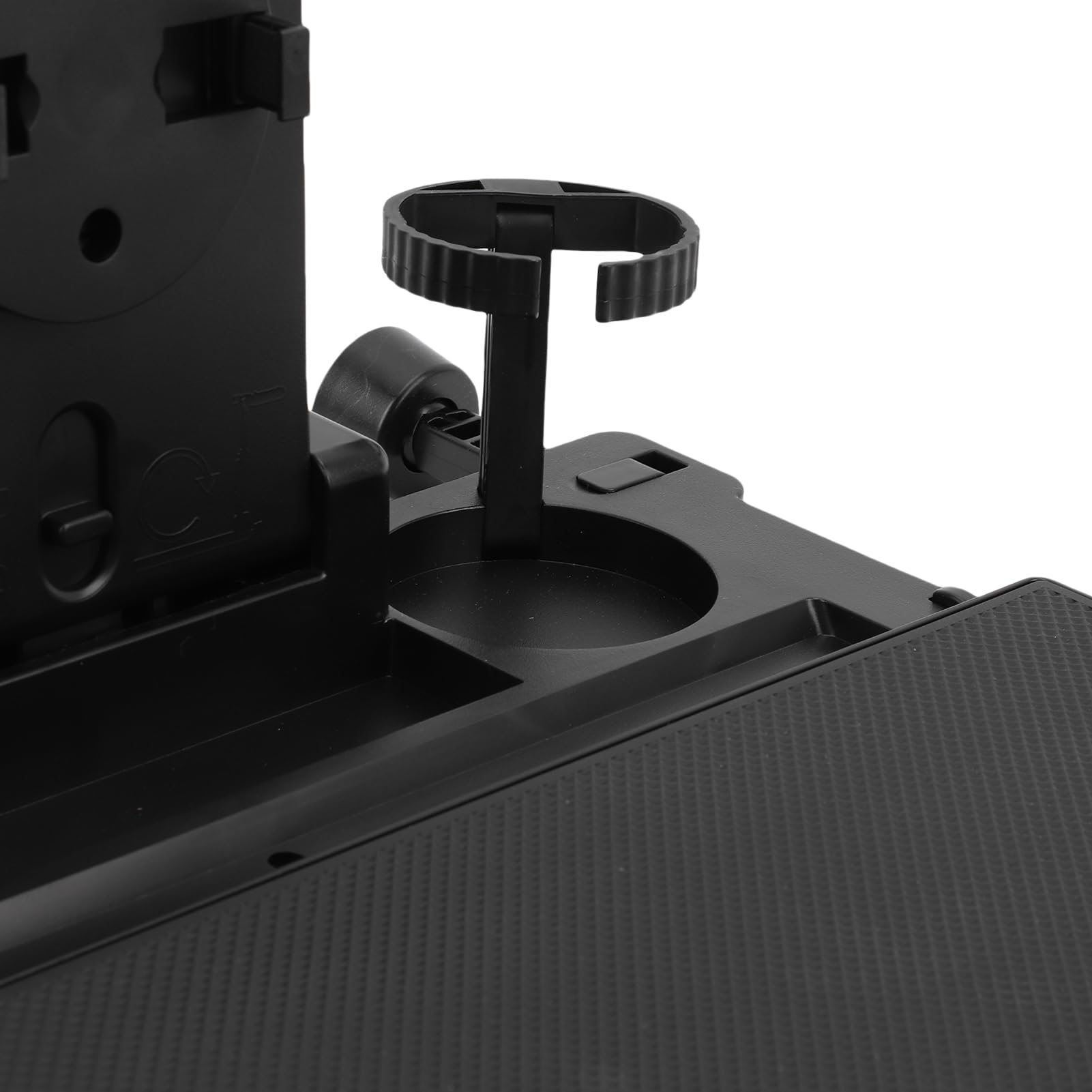 Generic Wielofunkcyjne Oparcie Samochodowe Odpowiednie do Stołu z Uchwytem na Telefon 360°, Składane Tylne Siedzenie do Laptopa, Tabletu, Jadalni, Stabilna Konstrukcja Podczas Podróży, materiał ABS