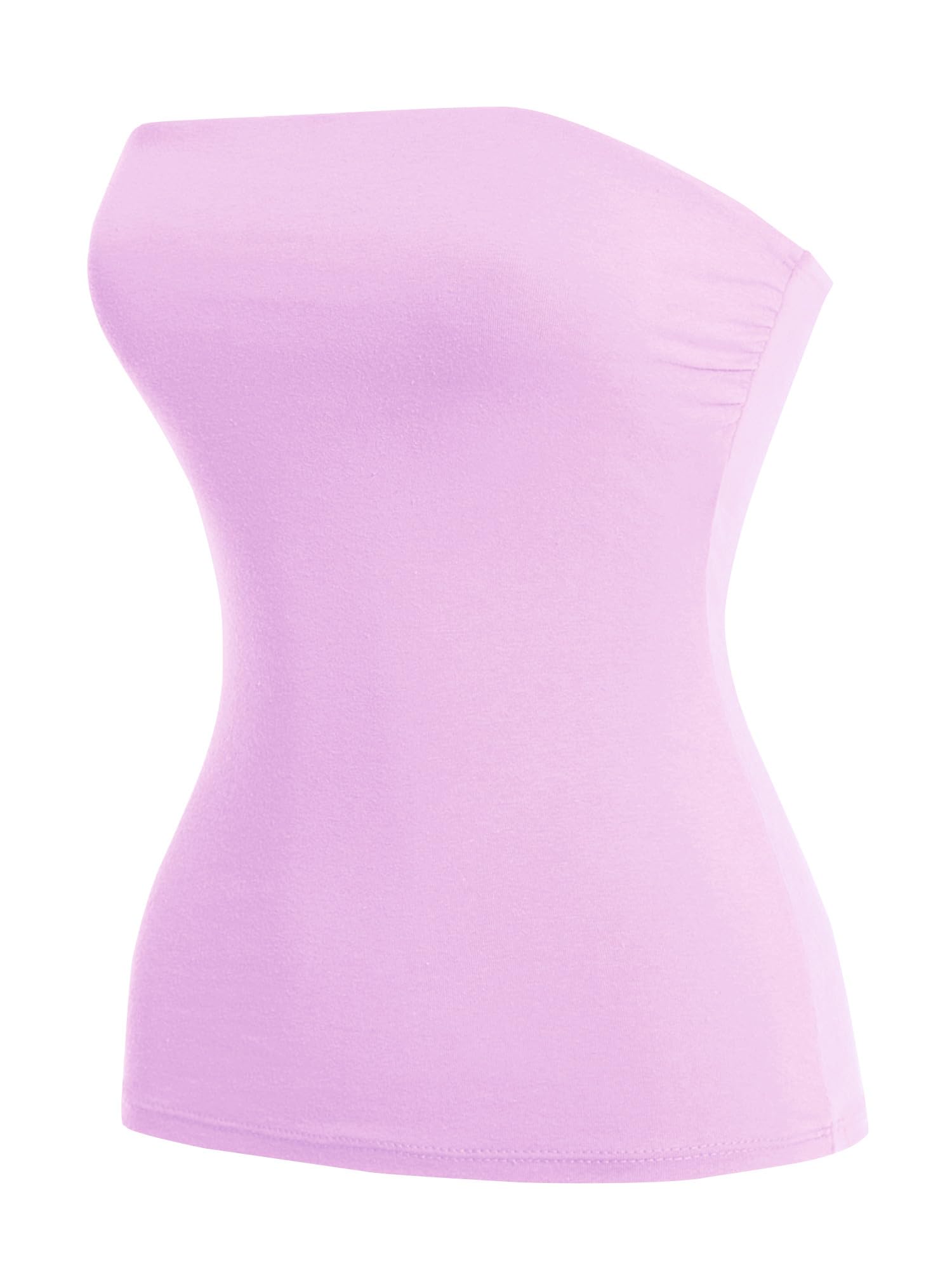 MixMatchy Women's Stretchy Strapless Tube Top Y2K Bandeau Top