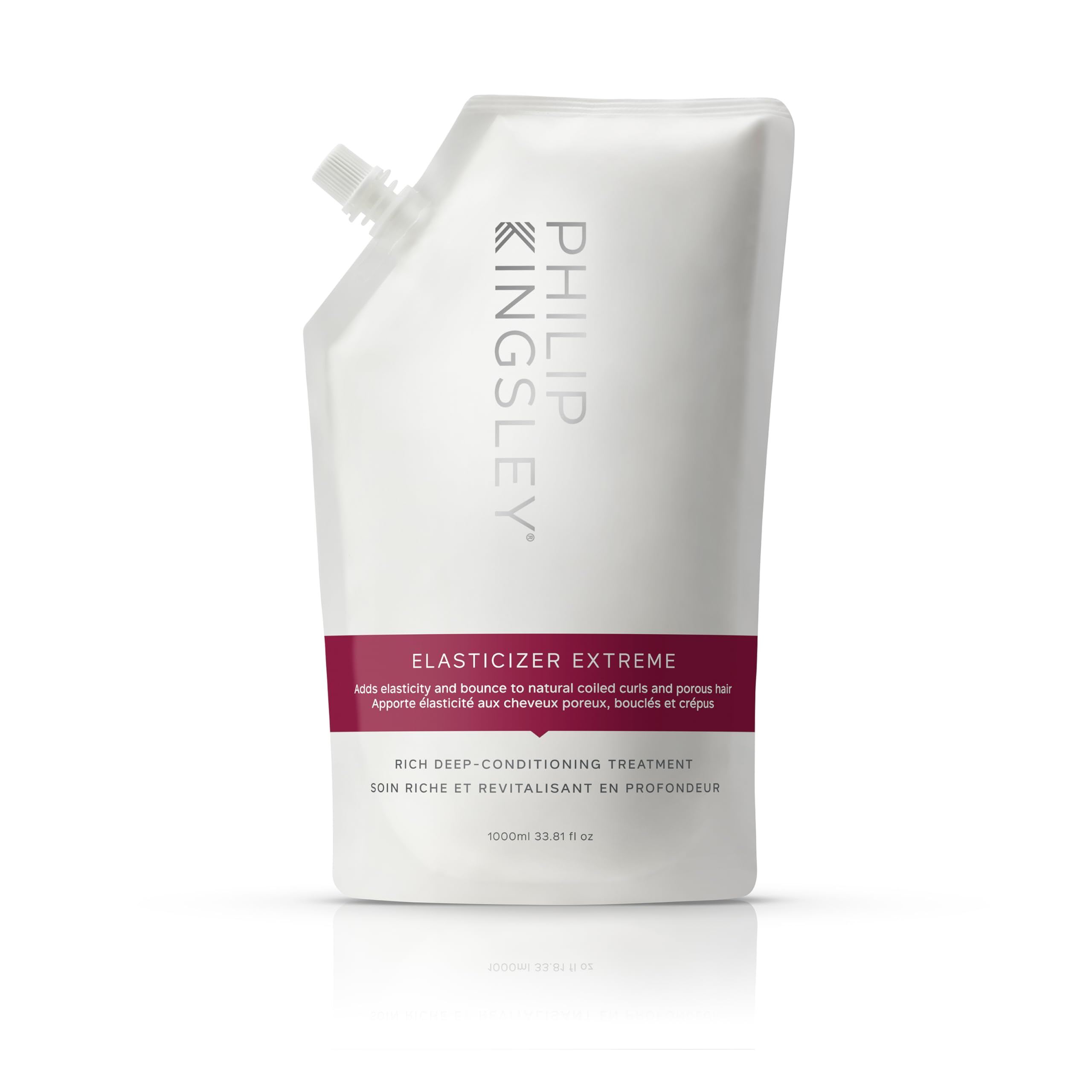 Philip Kingsley | Elasticizer Extremo | Mascarilla Capilar de Acondicionador Profundo Tratamiento Reparador | Pre Champú Mascarilla Acondicionadora Profunda | Bolsa de recarga de 1000ml