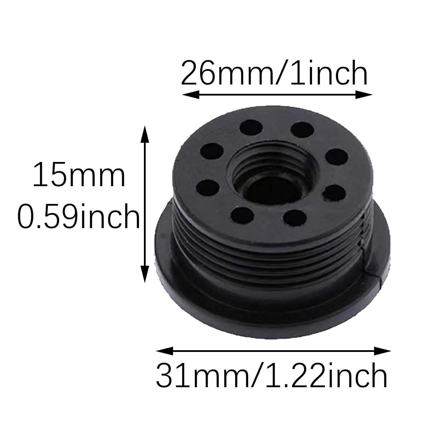 RLECS Black PVC Automatic Air Vent Plug 31x15x22mm Surfboard Stand Up Paddleboard Automatic Air Vent Fitting for Stand Up Paddleboard Surfboard Boat