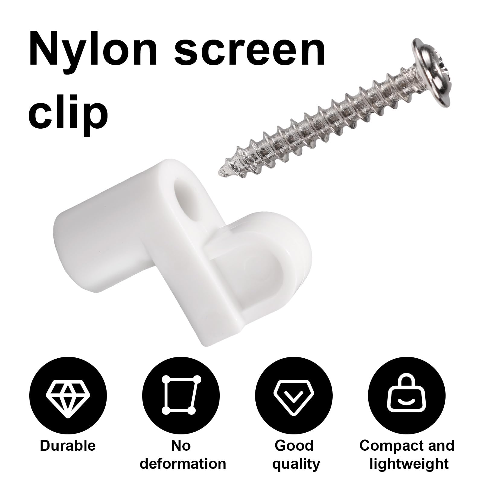 30pcs 3/8in Window Screen Clips - Image 4